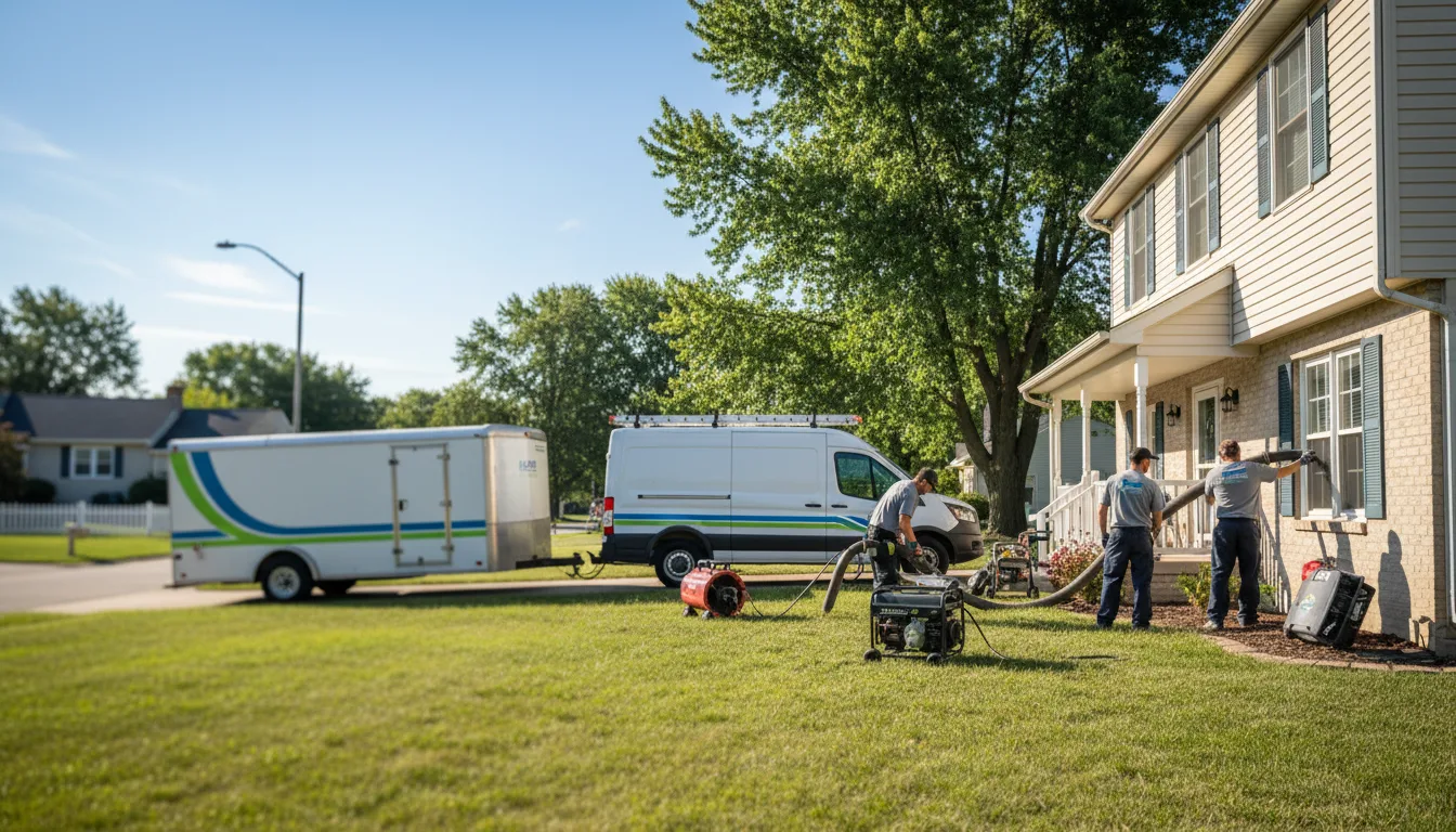 Flooded Basement Restoration And Cleanup With Repair in Scheller, IL near me